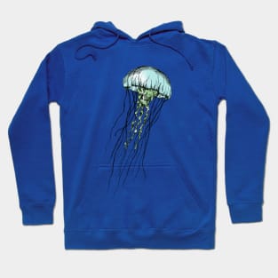 Jellyfish Print Hoodie